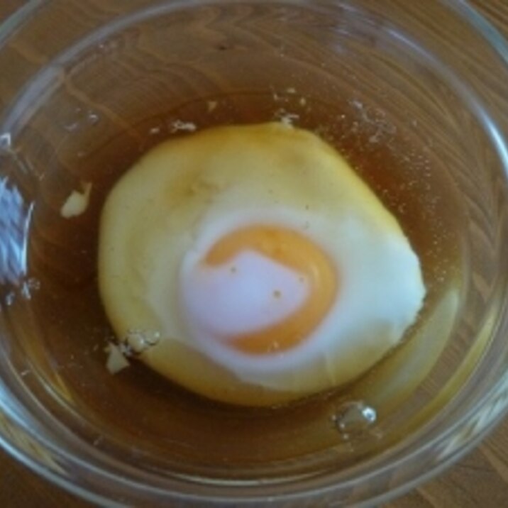レンジで50秒の温泉卵♪(ポーチドエッグ)